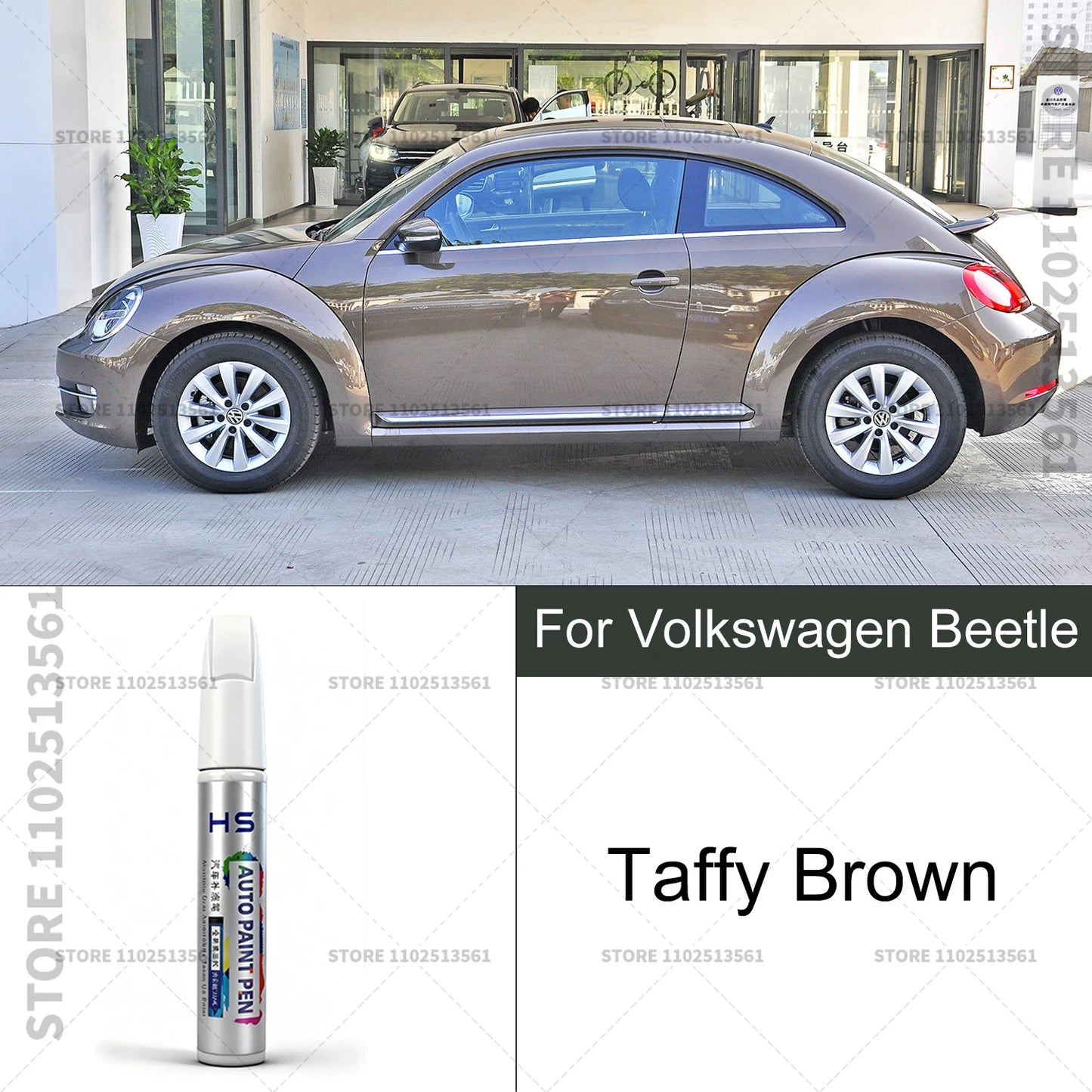 For Volkswagen Beetle Car Paint Repair Pen Touch Up Scratch Remover DIY Auto Accessories White Blue LZ5W Yellow 9U Black C9X