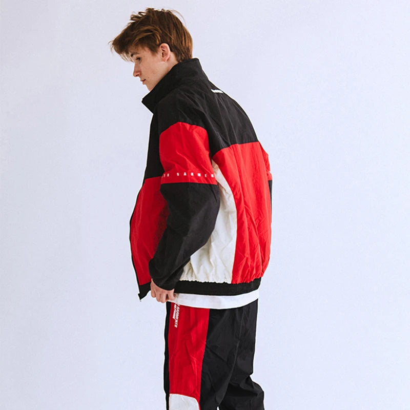 Ahn Suho Weak Hero Class Jacket Unisex Track Jackets Contrast Loose Coat Men Women Long Sleeve Sports Tops Activewear Clothing
