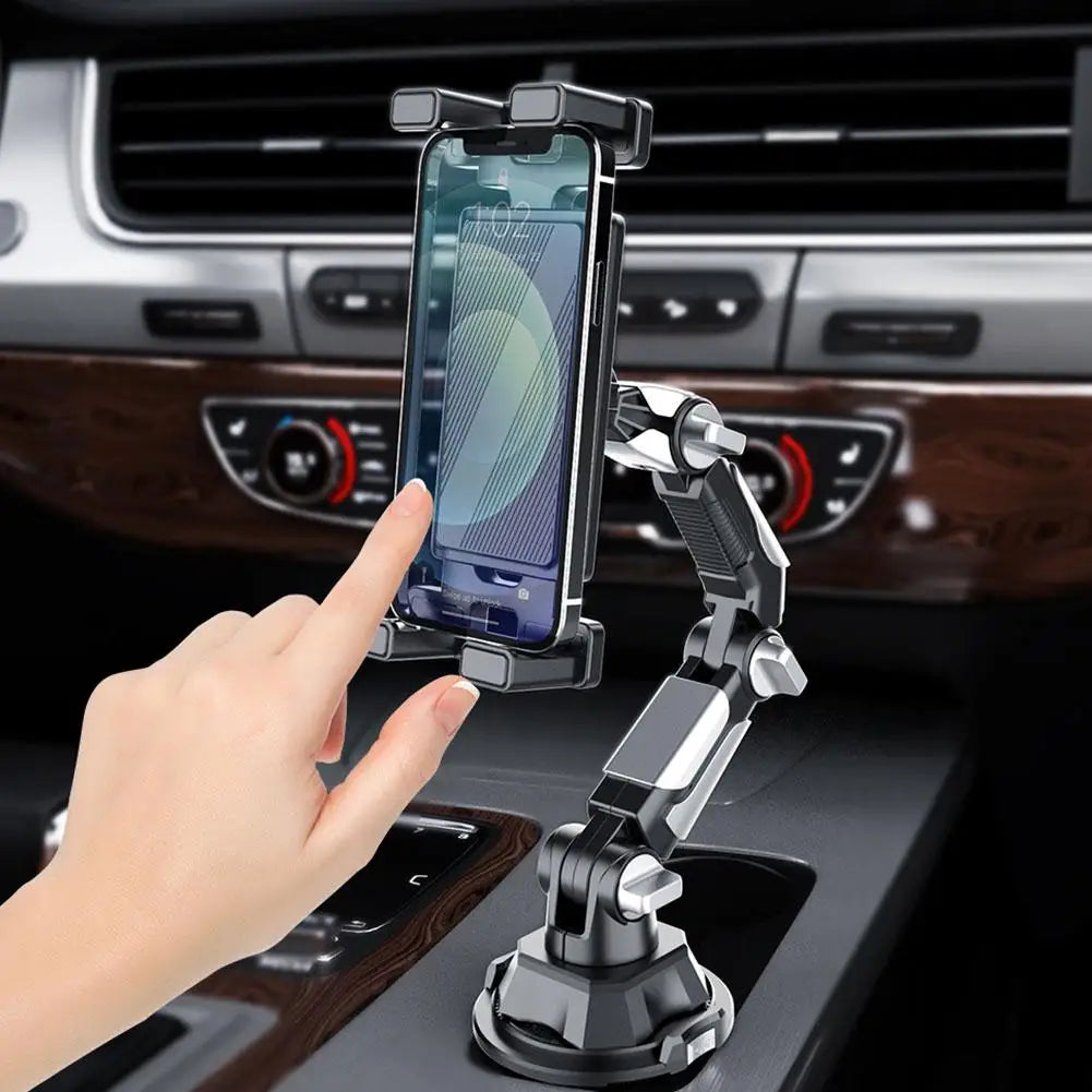 Car Cup Holder Tablet & Phone Mount Universal Stand With Adjustable Long Arm For iPad For Samsung Galaxy Tab For Kindle