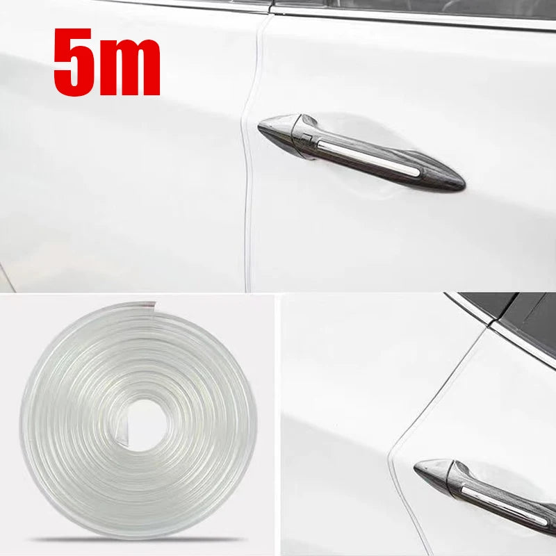 5m Transparent Car Door Edge Rubber Scratch Protector Strips For Jack Skellington Byd Atto 3 Accessories Vw T5 Diablo 4
