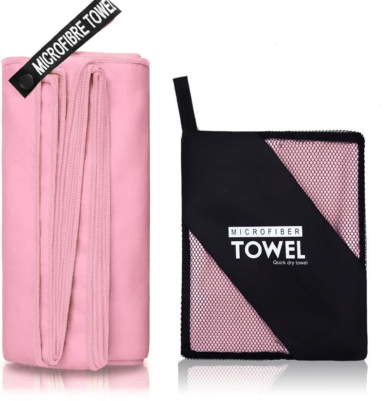 Microfiber Quick Dry Gym Towel Silver ION OdorFree Absorbent Fiber Fast Drying Workout Gear for Body Sweat Working Out