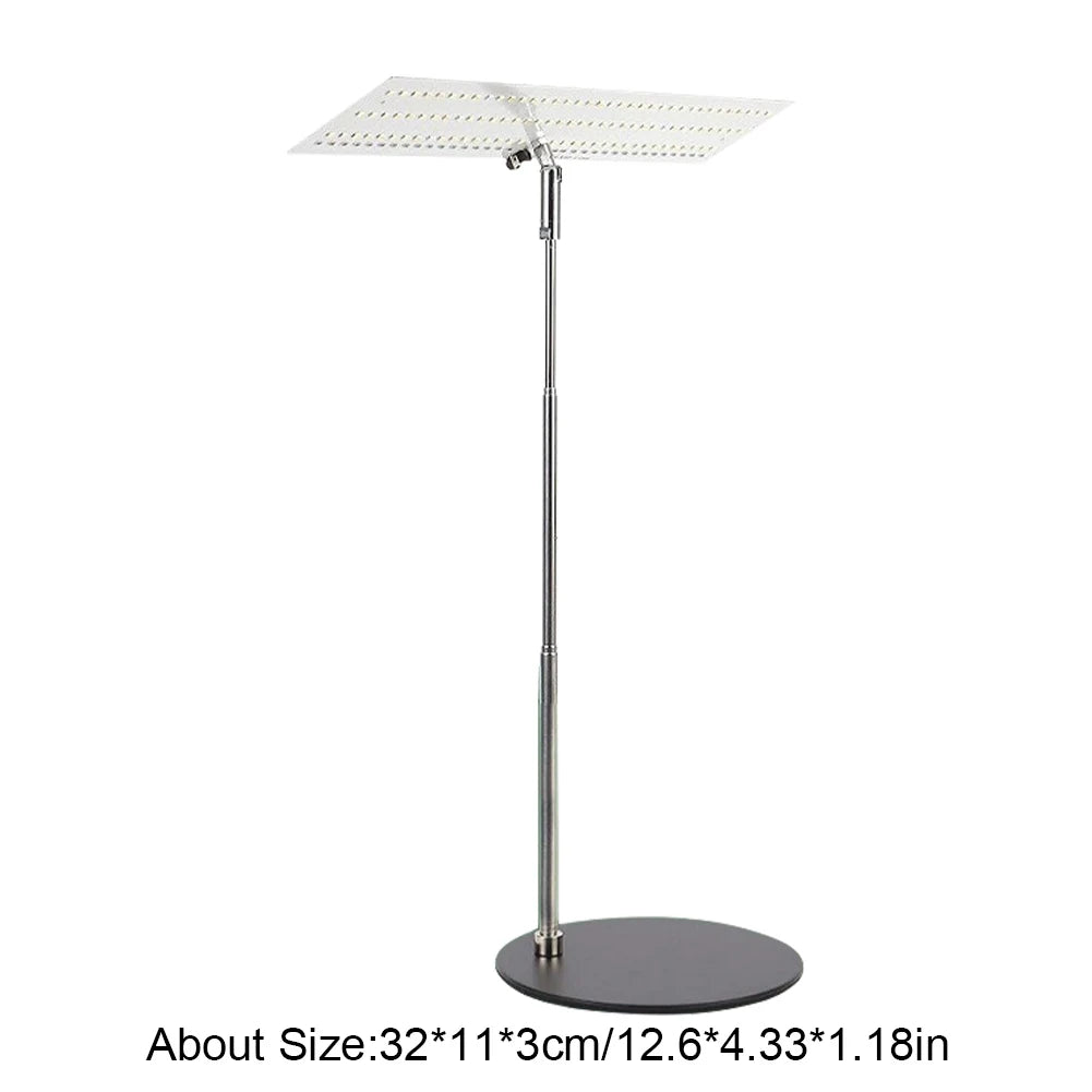 LED Standing Grow Lamp Height Adjustable Hydroponics Growing Light IP54 Waterproof Desktop Grow Lamp for Seedlings Indoor Plants