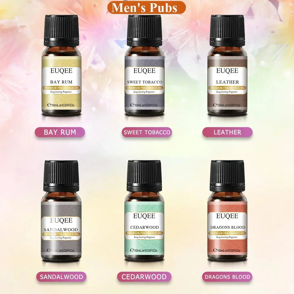 Unisex EUQEE 6pcs Fragrance Oil Gift Set