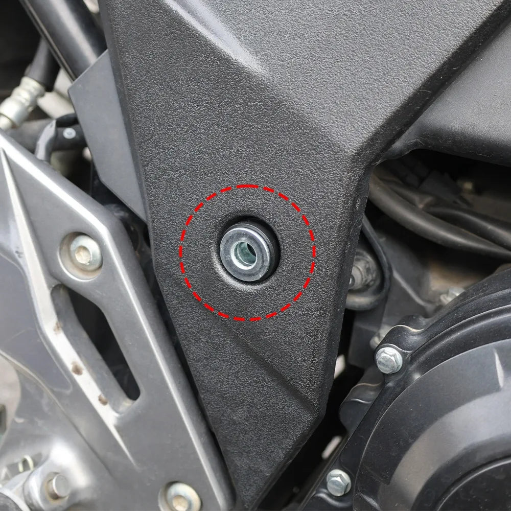 Motorcycle Rubber Grommet Kit Fairing Bolt Cushion Washer Steel Bushing Spacer for Honda Suzuki ATV Accessories M6/M10