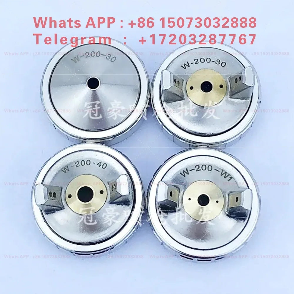 1PCS WA-200 automatic spray gun accessories W-200-G2P/K2/R2/W1/W2/30/40 atomizing cap w200 needle nozzle