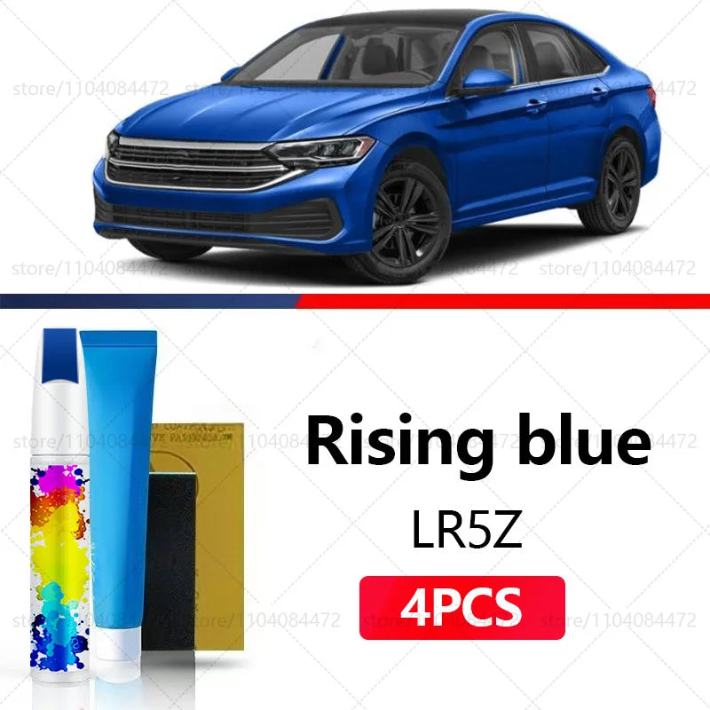 Car Paint Repair Pen For 1979-2025 Volkswagen Jetta Paint Scratch Repair Accessories 4PCS White LC9A White L0K1 Red LC3J Blue