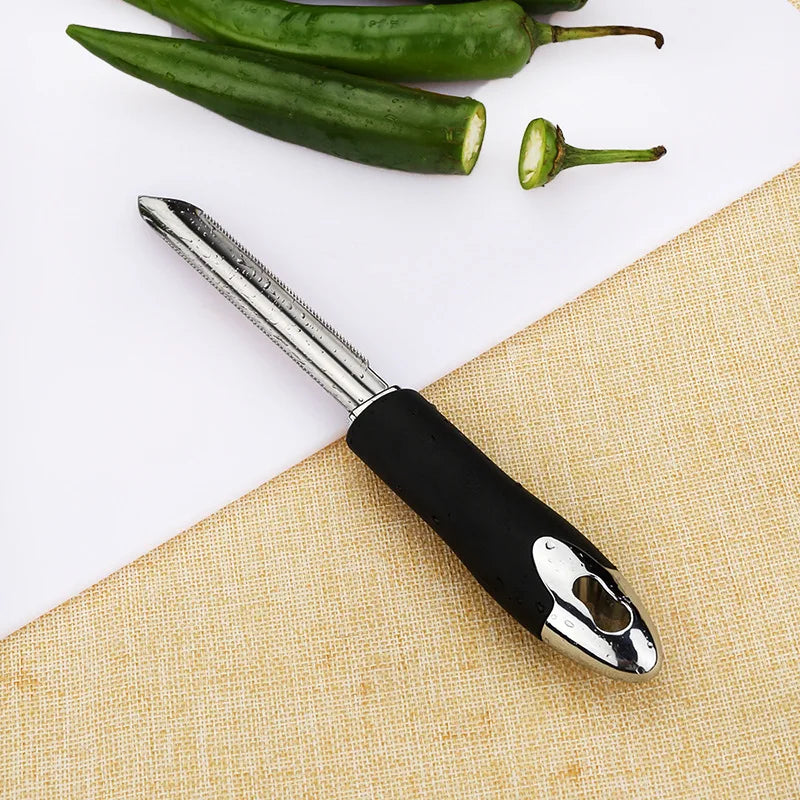 Chili Core Extractor Home Portable Stainless Steel Zucchini Courgette Cucumber Corers Special Kitchen Gadgets with Serrated Edge