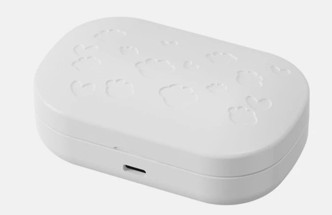 Portable Ultrasonic Contact Lens Cleaner Case With Detachable Storage Box High Frequency Cleaning LCD Display Protein Removal