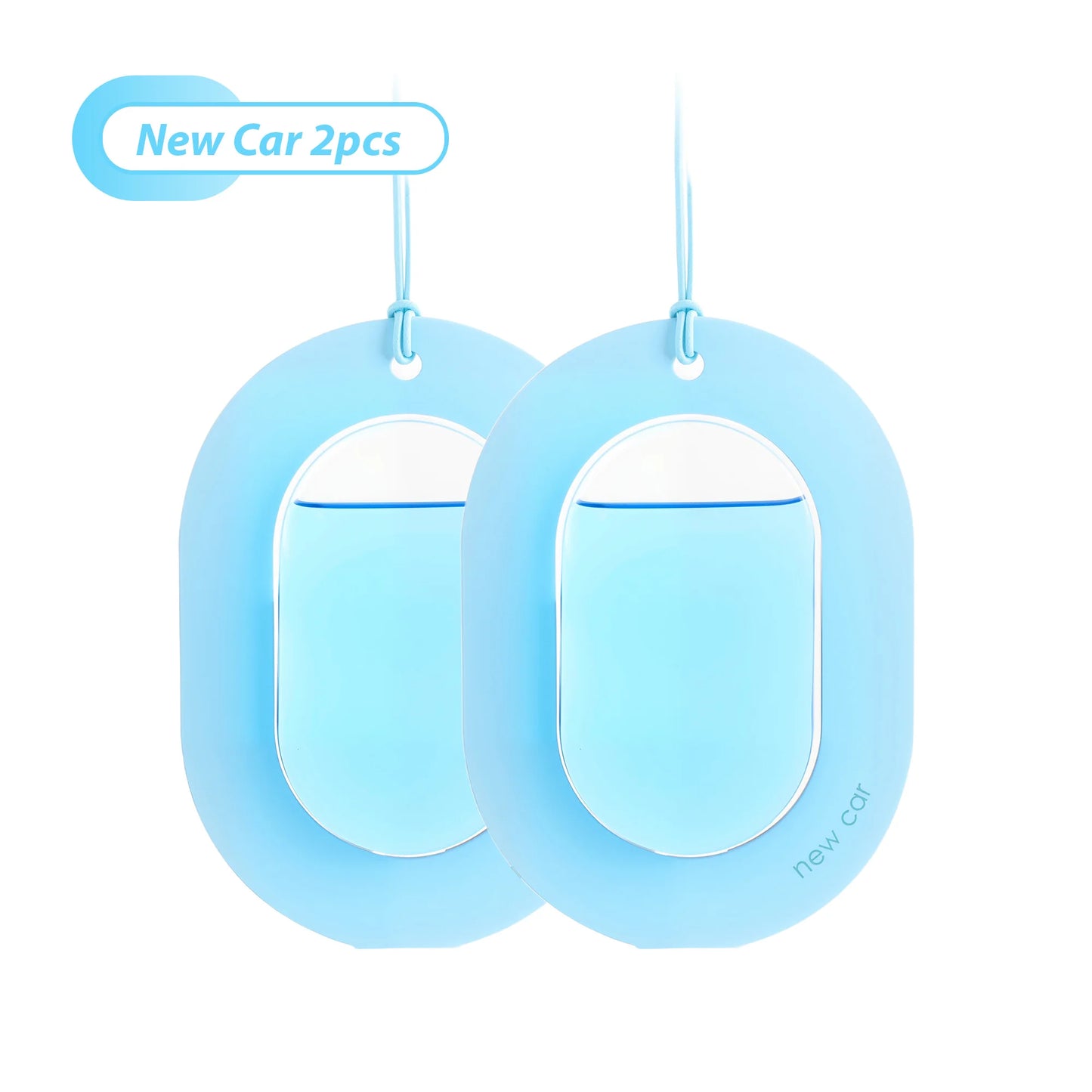 Car-Mounted Essential Oil Fragrance Pendant, Breathable Film Hanging Ornament, Air Freshener for Car/Toilet/Wardrobe&Bathroom