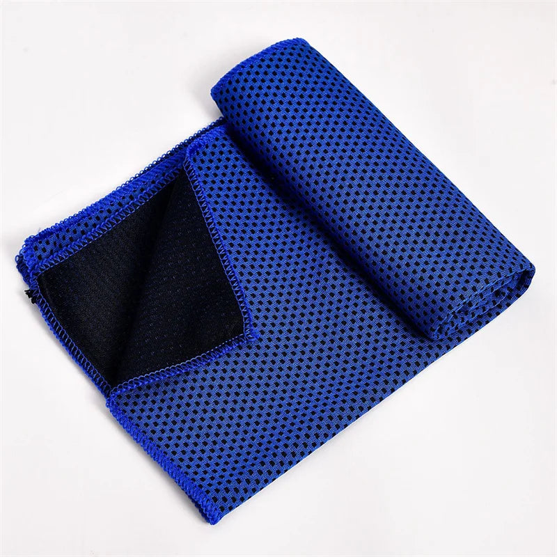 1/5/10PCS Dot Print Ice Cool Towel for Outdoor Fitness - Quick Drying Sweat-Absorbing Sports Towel With Cooling Sensation