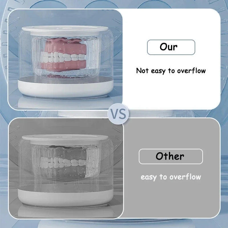 Ultrasonic Electric Braces Box Cleaning Box Multi-function Retainer Denture Cleaning Machine Jewelry Orthodontic Cleaner
