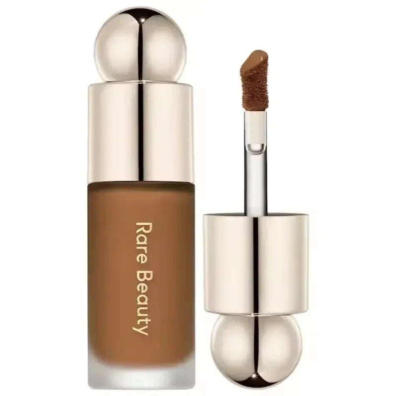 Rare Beauty Highlight Powder Luminizer Liquid Shiny with Mirror Moisturizing Lip Glaze Smooth Lightweight Face Waterproof Makeup