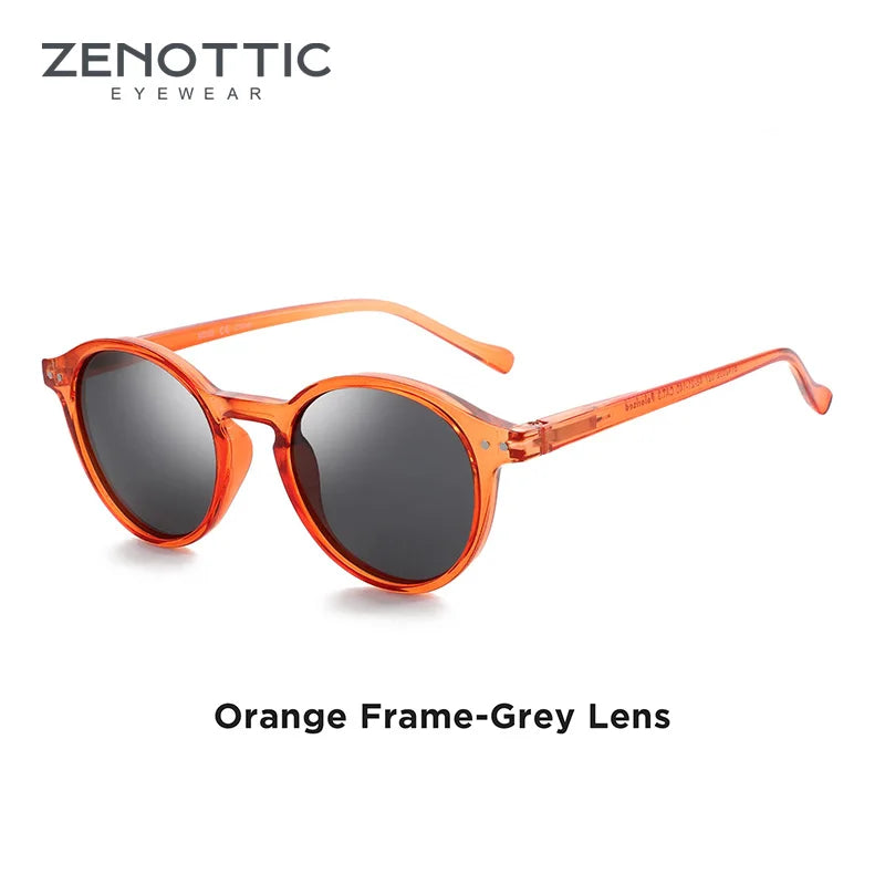 ZENOTTIC (S Size) Retro Circular Polarized Sunglasses 2026 2025 Men Women Vintage Small Round Sun Glasses UV400 Goggles Shades