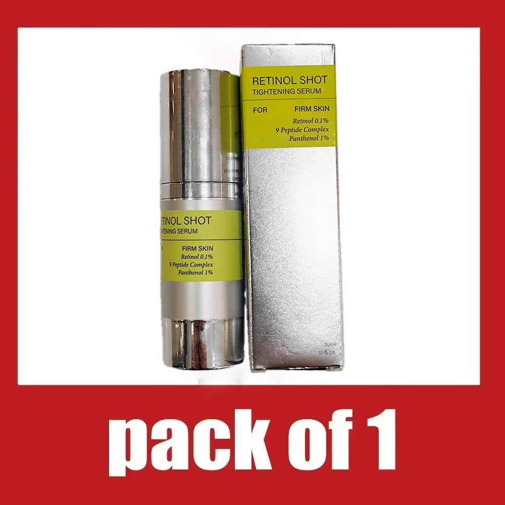 Retinol Shot Anti-Wrinkle Face Serum: Tightening Lifting, Fades Fine Lines, Shrinks Pores, Moisturizing Firming Skin Care 2025