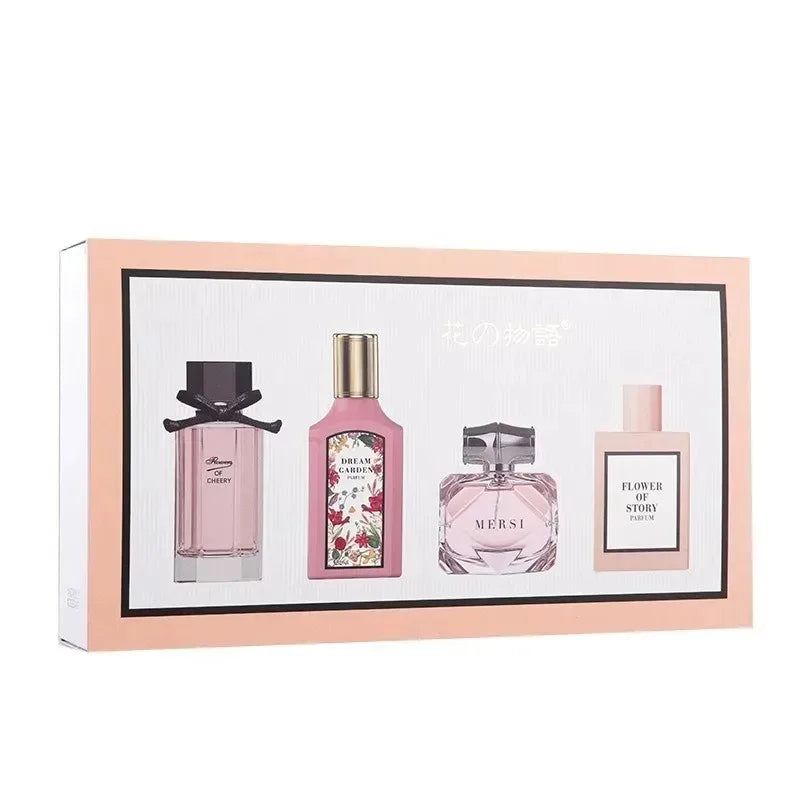 3x25ML Plus 35ML Luxurious Perfume Elegant Sophisticated Fresh Soft Alluring Sweet Long Lasting Captivating Refined Scent Gift