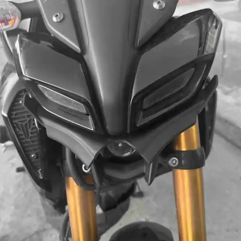 For YAMAHA MT-15 MT-125 Motorcycle Fairing Accessories Lower Wing Cover Protector  Deflector Nose Cone Wing Extension Cover Cowl