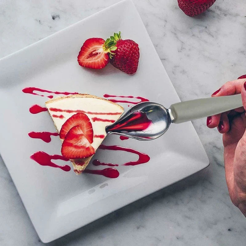 Chef Decoration Spoon for Sushi Food Design Sauce Dressing Plate Dessert Bakeware Cake Gastronomy Coffee Spoon Kitchen Tools