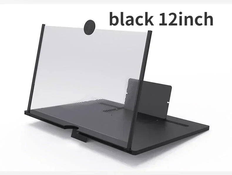 3D 14/12/10Inch Screen Amplifier Mobile Phone Screen Video Magnifier for All Smartphone Enlarged Screen Cell Phone Stand Bracket