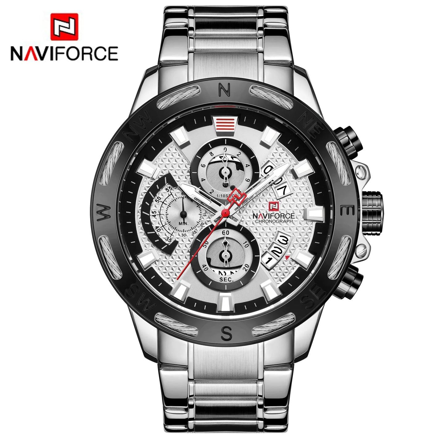 NAVIFORCE Luxury Brand Date Japan Movt Square Men Quartz Casual Watch Army Military Sports Watch Men Watches Male Leather Clock