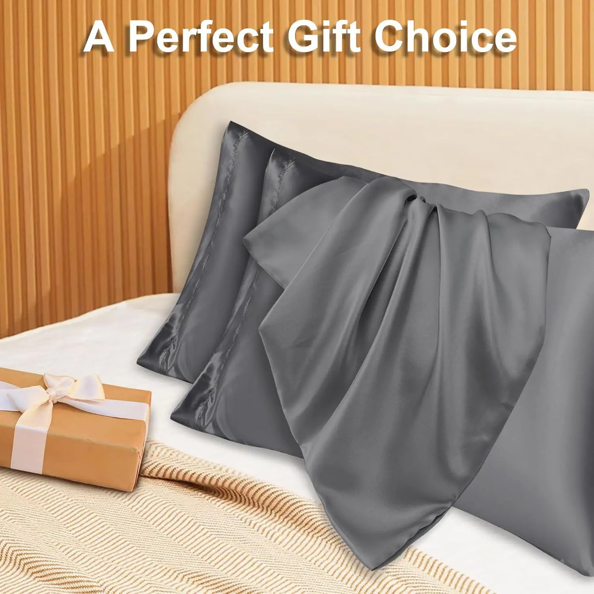 2Piece Natural Mulberry Silk Pillow Case Real Silk Protect Hair Skin Pillowcase Any Size Customized Bedding Pillow Cases Cover