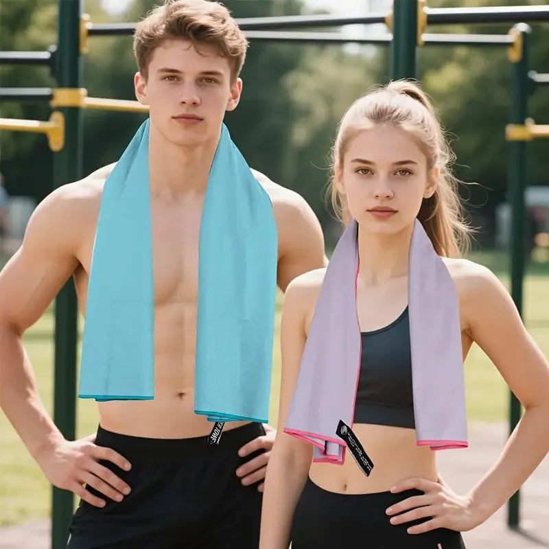 Quick-Drying Sports Towel Thick Sand Free Microfiber Quick Dry Towel , Super Absorbent Soft Swim BeachTowels for Men, Women