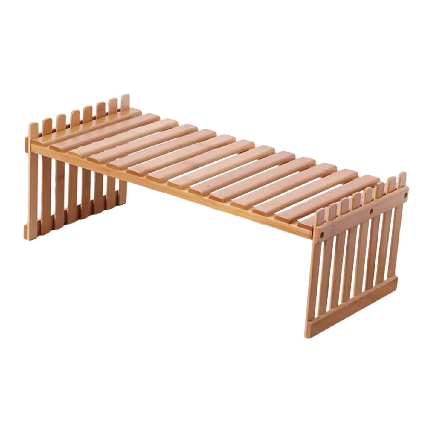 Flower Shelf Wooden Tabletop Plant Support Stand Simple Flower Pot Display Rack for Home Patio Lawn Garden Planter Holder