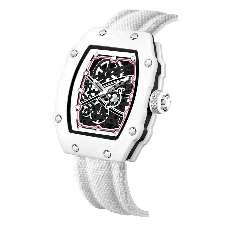 New Ultra Slim Barrel Shaped Best Selling Fashionable Men's Quartz Watch Men's Brand Luxury Quartz Fake Mechanical