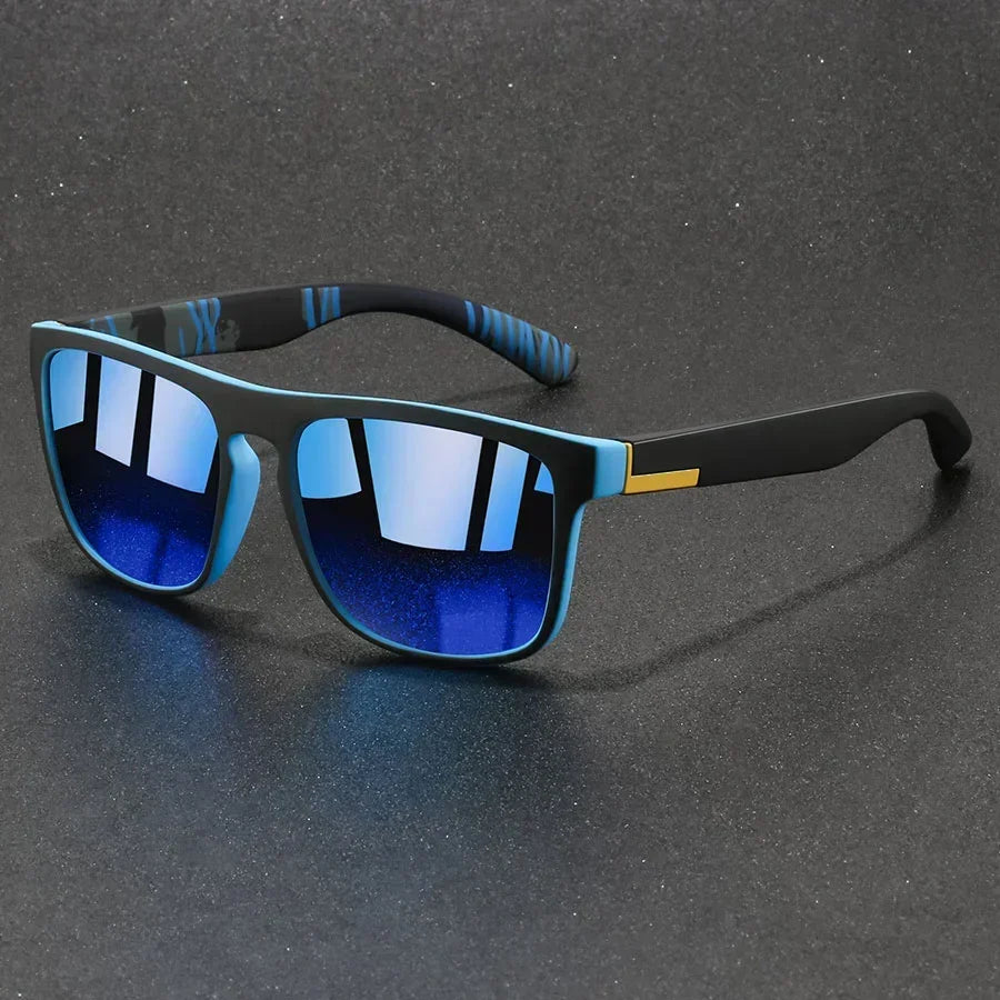 Vintage Square UV400 Sports Sunglasses