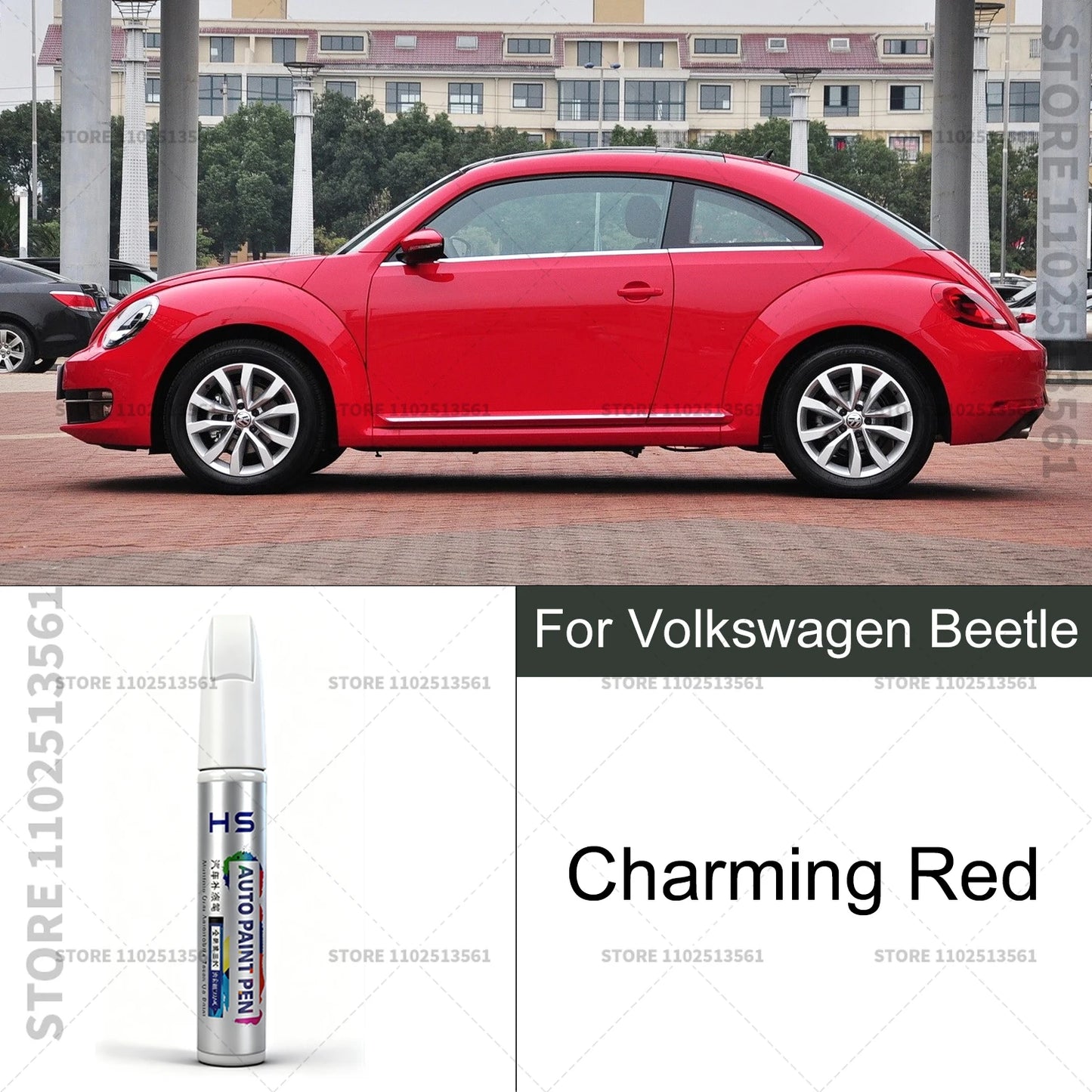 For Volkswagen Beetle Car Paint Repair Pen Touch Up Scratch Remover DIY Auto Accessories White Blue LZ5W Yellow 9U Black C9X