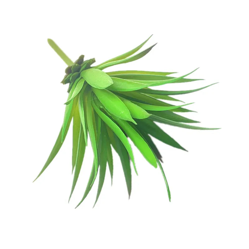 Lifelike 2pcs Artificial Plants Cactus Succulent for Flower Wreath Christmas Party Wedding Home Decor Green