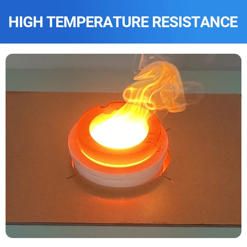 1-4KG Gold Silver Copper Smelting Cup Foundry Melting Crucible For Induction Furnace Jewelry Making Tools