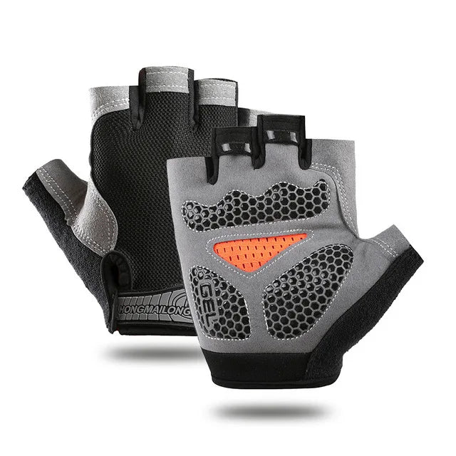 Half Finger Gel Weight Lifting Gloves Men Women Breathable Anti-slip Workout Gloves Summer Gym Yoga Sport Training Hand Gloves