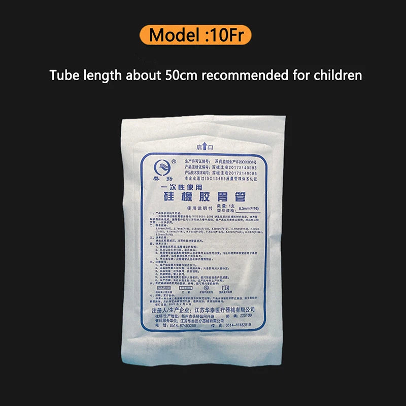 Silicone Rubber Gastric Tube Nasal Feeding Tube Household Patients Liquid Food Feeding Tube Through Nose Disposable