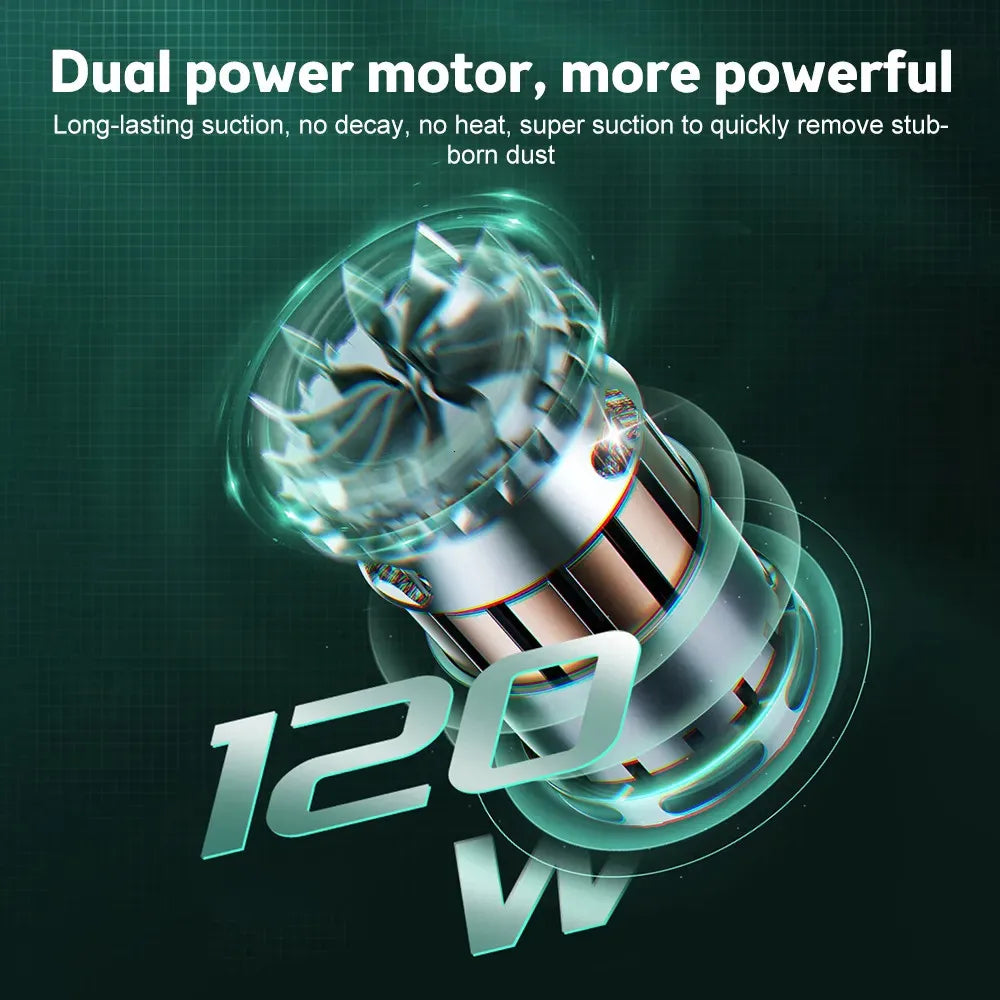 Popular 120W Cordless Handheld Vacuum Cleaner Small Mini Portable Car Auto Home Wireless